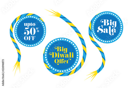 Big Festival Sale, Offer Badge, Sticker Collection Set