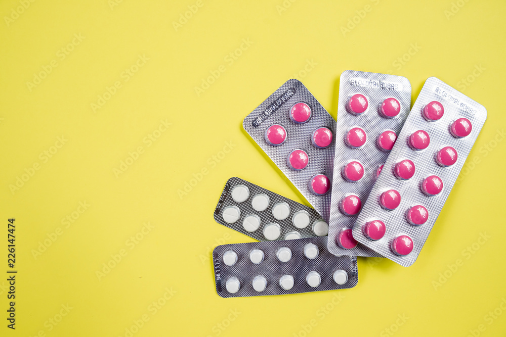 Tablets and pills. Heap of colorful medical tablets, capsules and pills. Health care concept.copy space. Tablets and pills. Heap of colorful medical tablets, capsules and pills. Health care concept.copy space.