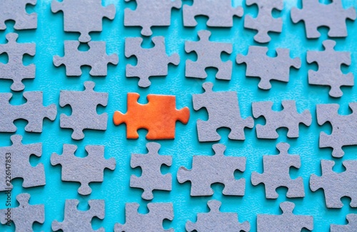 Obraz na płótnie Puzzle pieces background 