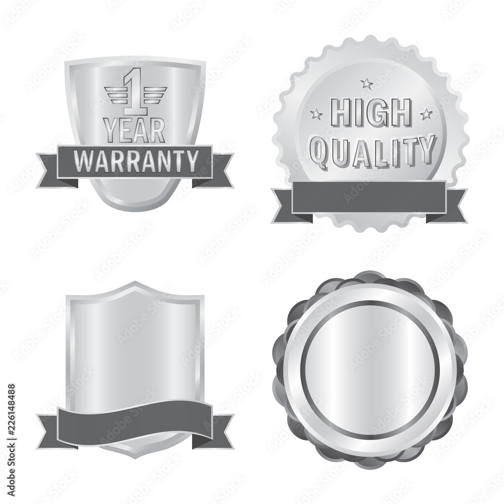Isolated object of emblem and badge sign. Collection of emblem and sticker vector icon for stock. Isolated object of emblem and badge sign. Collection of emblem and sticker vector icon for stock.