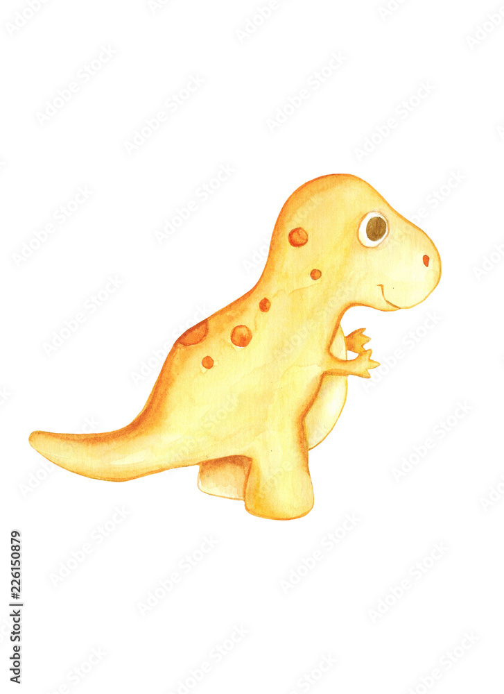 Cute watercolor dinosaur Cute watercolor dinosaur