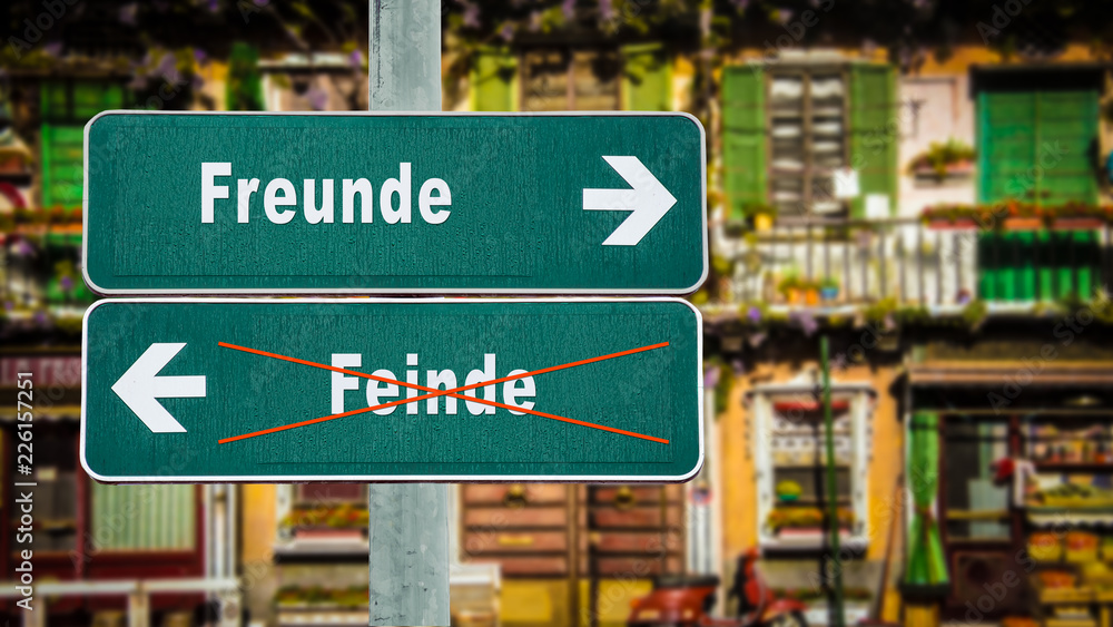 Schild 350 - Freunde Schild 350 - Freunde