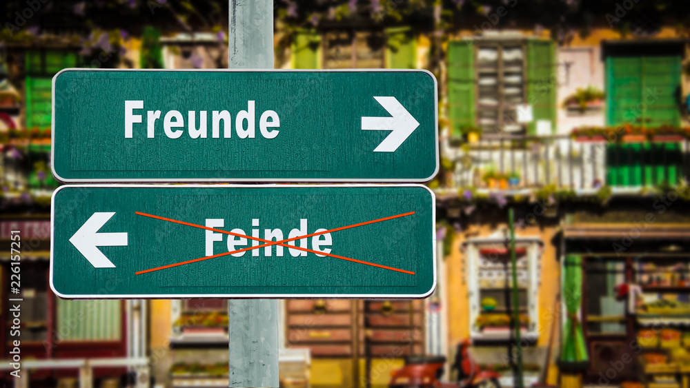 Schild 350 - Freunde