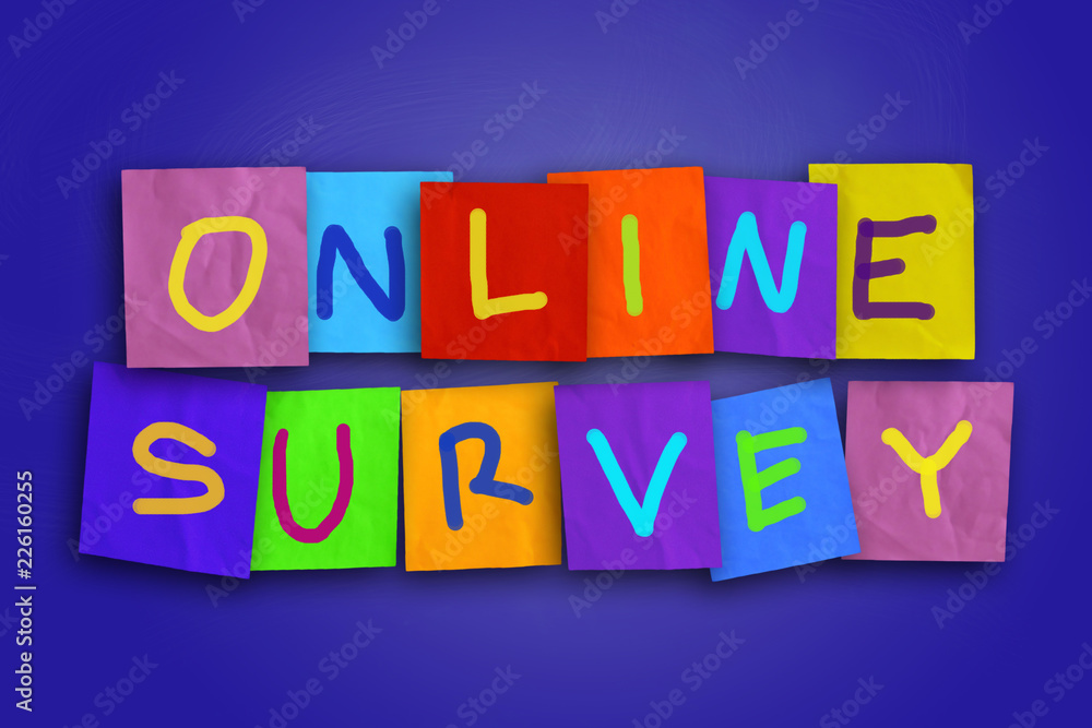 Online Survey, Motivational Business Internet Marketing Words Quotes Concept Online Survey, Motivational Business Internet Marketing Words Quotes Concept
