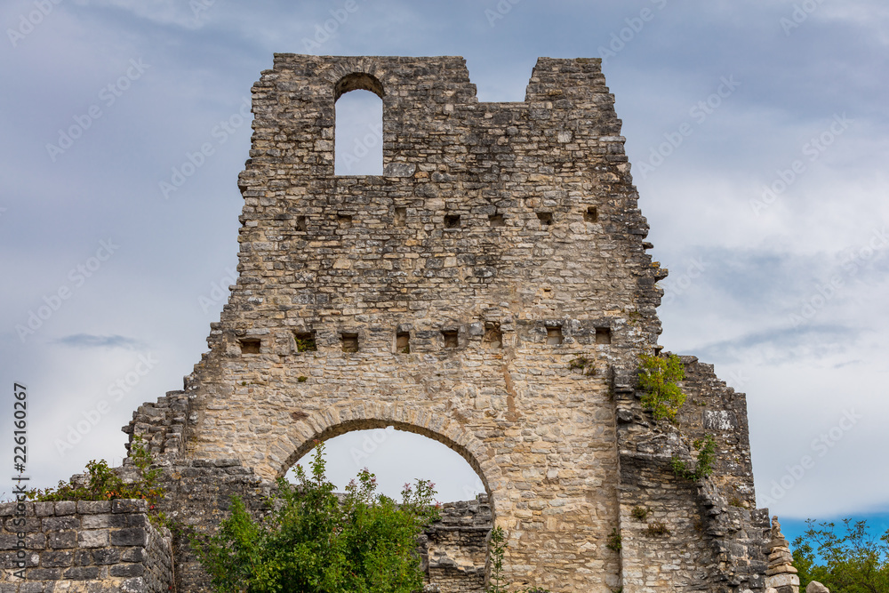 Ruinenstadt Dvigrad in der Gemeinde Kanfanar in Kroatien