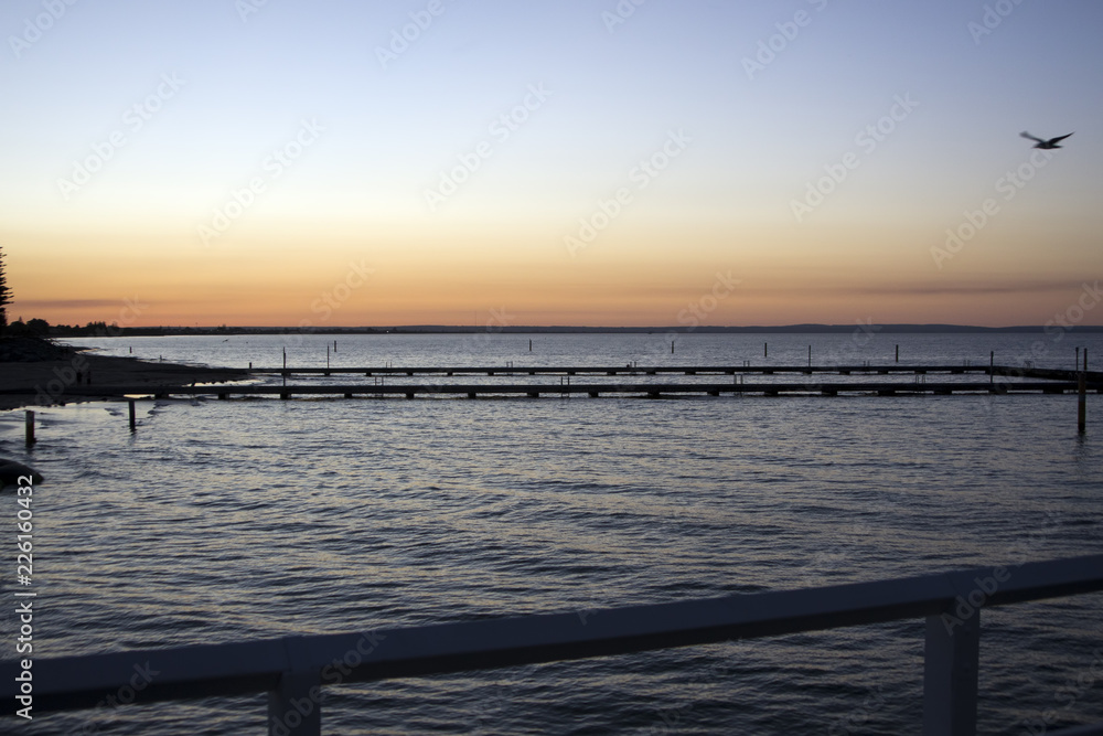Sunset viewed from Jetty, Busselton, WA, Australia
