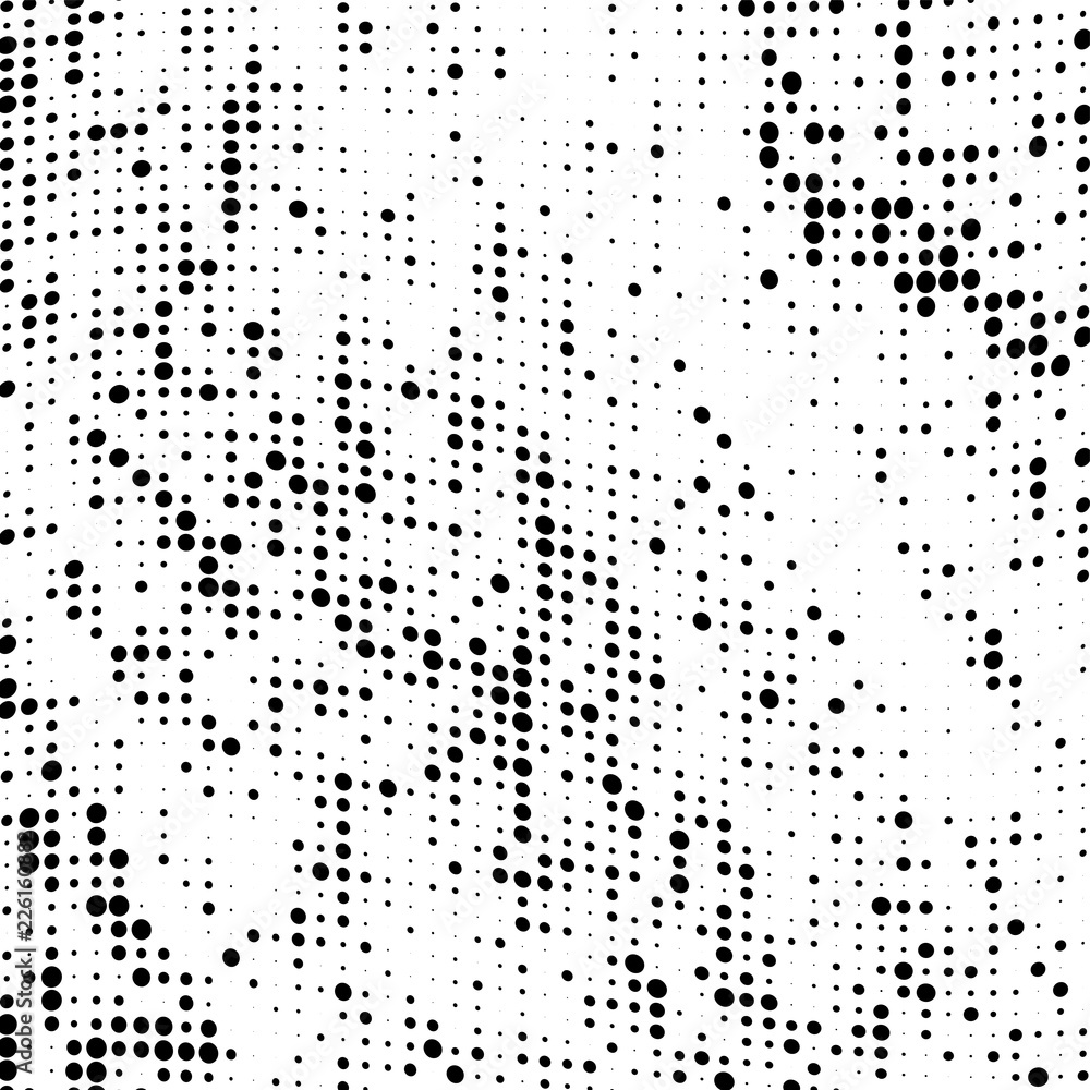 Halftone texture black and white