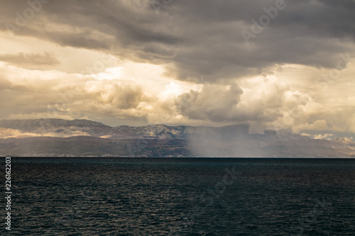 Storm in the sea of Split