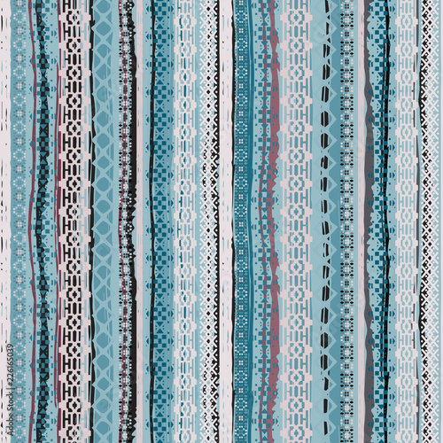 Boho style. Ethnic seamless pattern