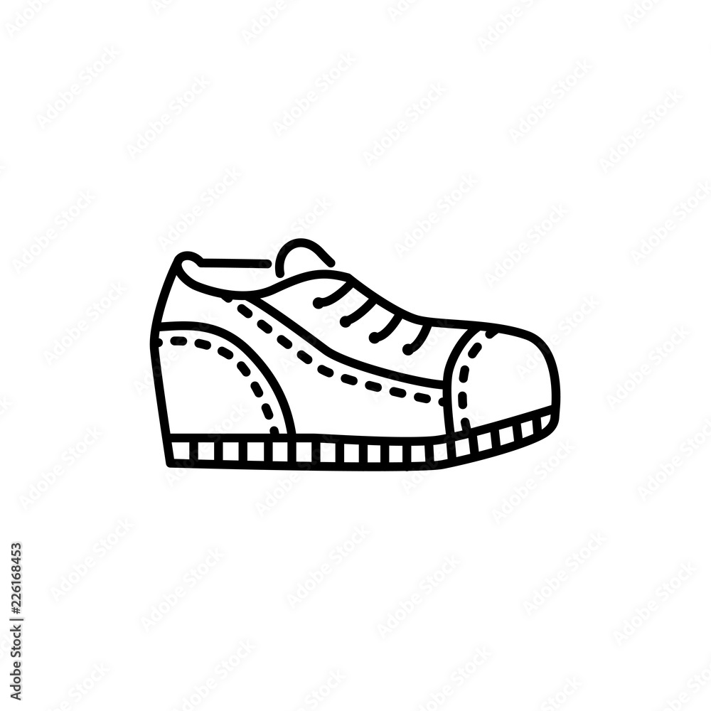 mens shoes clipart black and white