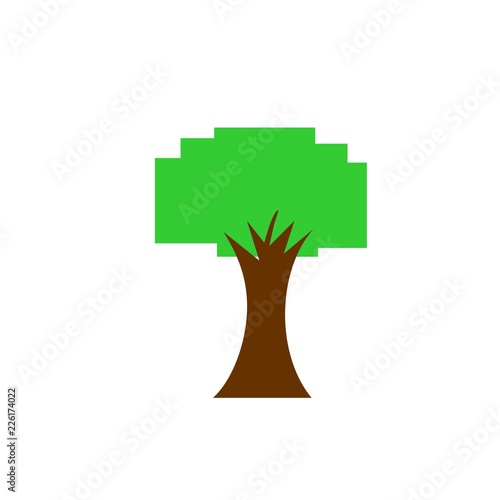 tree and bio organic symbol