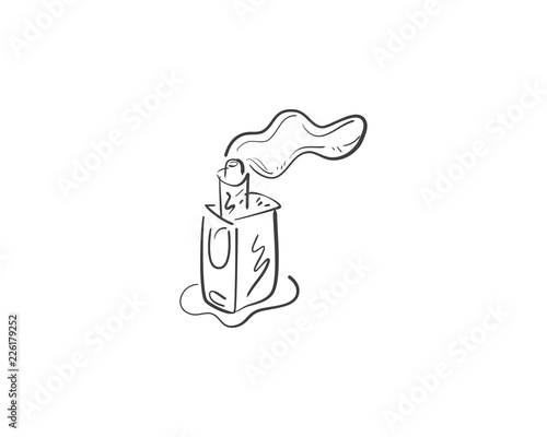vape doodle icon