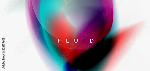 Fluid flowing wave abstract background