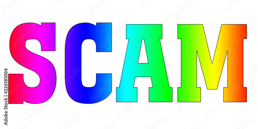 scam Rainbow Multicolor logo scam Rainbow Multicolor logo