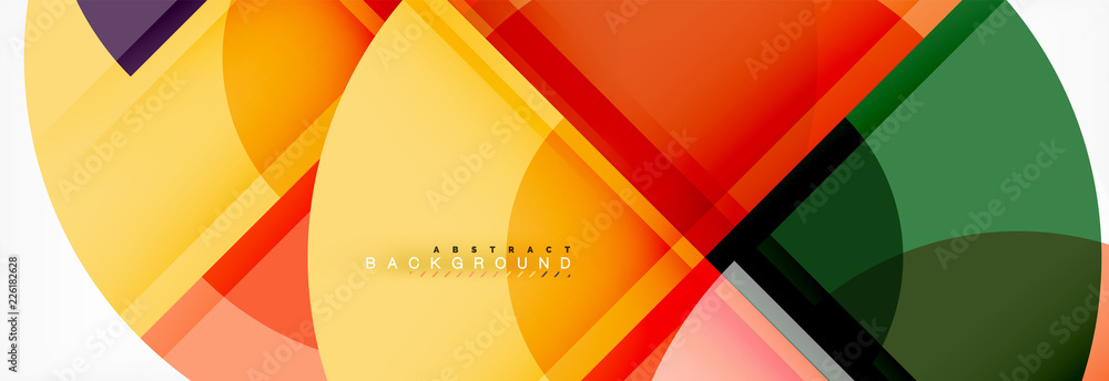 Abstract background bright circles geometric design Abstract background bright circles geometric design