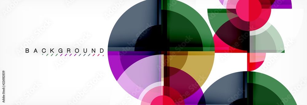 Circle abstract background Circle abstract background