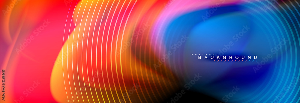 Fluid color wave line background. Trendy abstract layout template for business or technology presentation, internet poster or web brochure cover, wallpaper Fluid color wave line background. Trendy abstract layout template for business or technology presentation, internet poster or web brochure cover, wallpaper