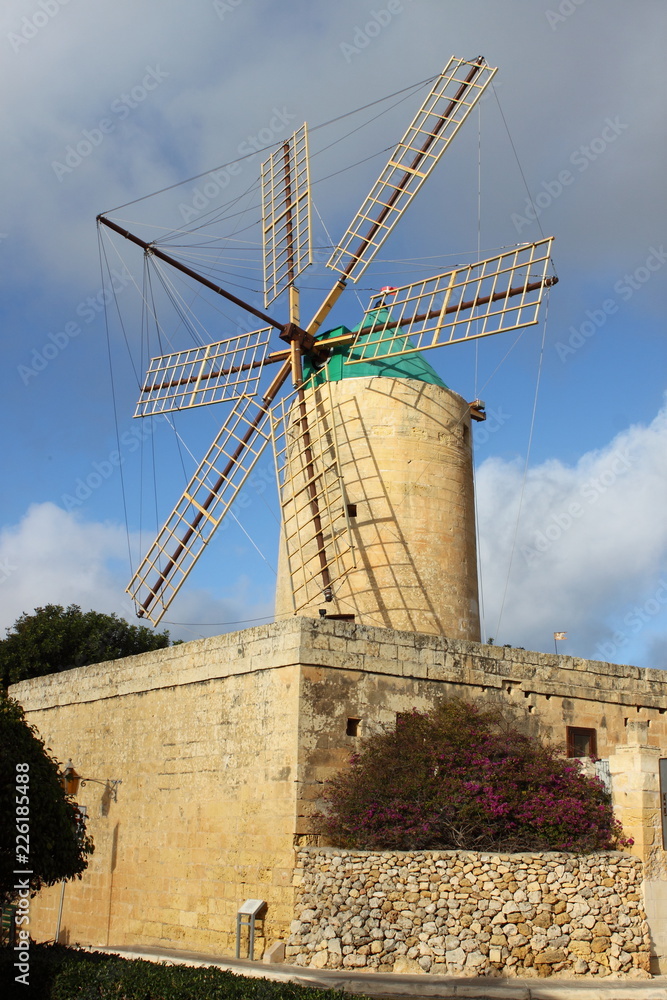 Ta’ Kola Windmill in Gozo, Malta