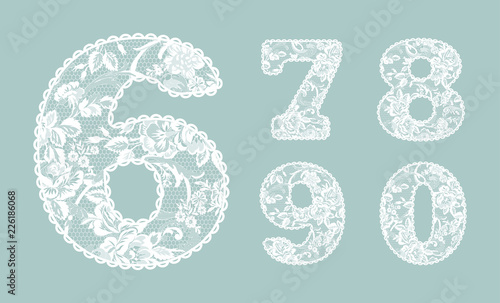 lace figures, set