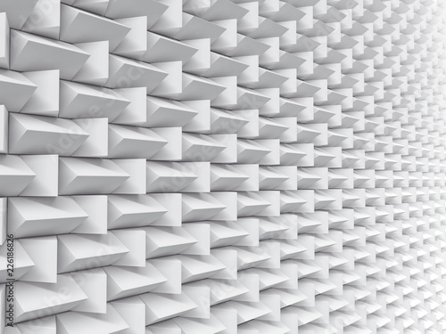 White pattern futuristic background texture 3d illustration.