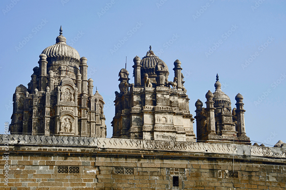 Partial view of Bhuleshwar Temple, Pune, Maharashtra.