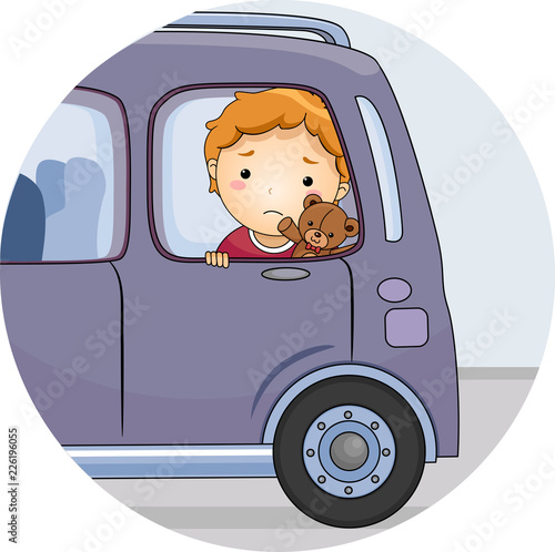 Kid Boy Sad Moving To Anoth...