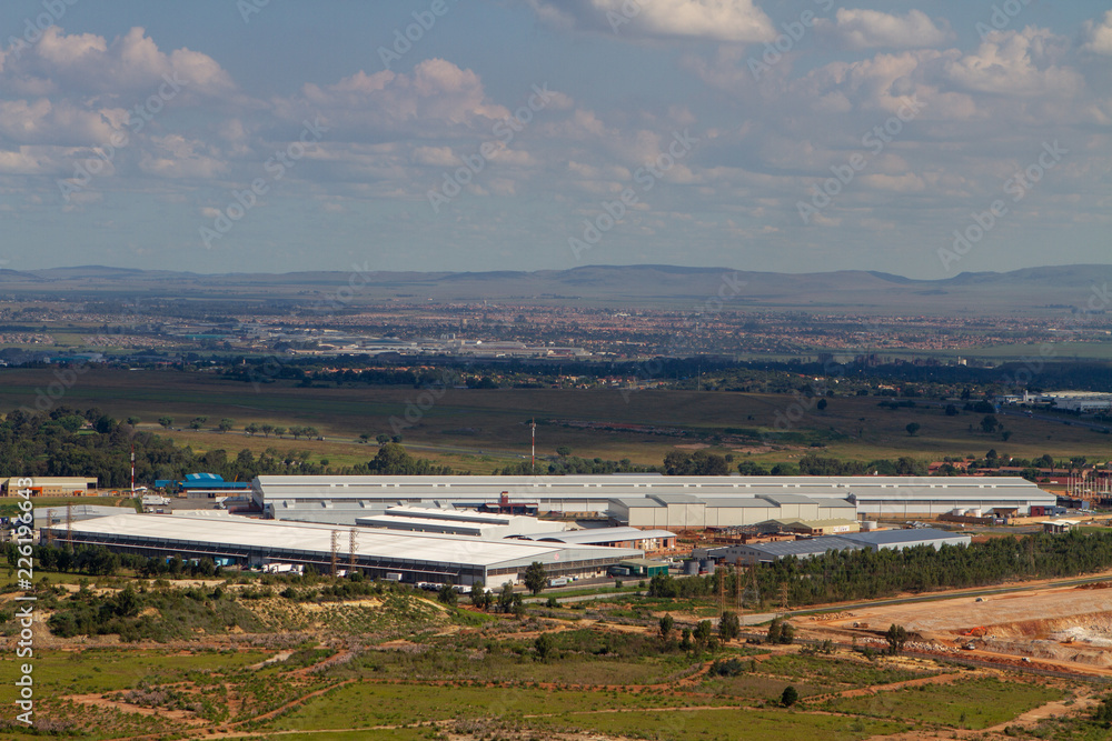 Fototapeta premium Aerial view Gauteng