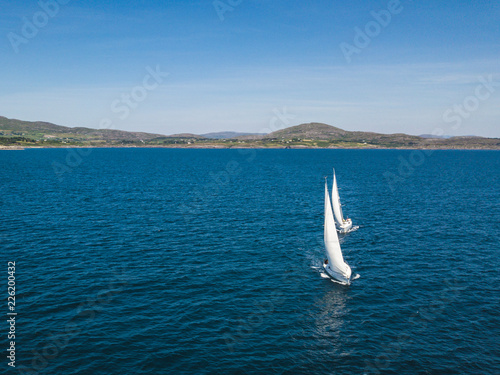 Sailing in the sea