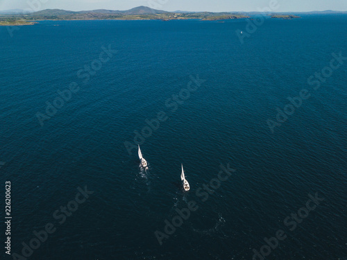 Sailing in the sea