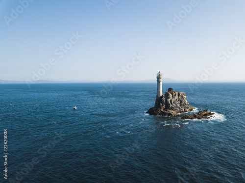 Fastnet lighthouse at summer