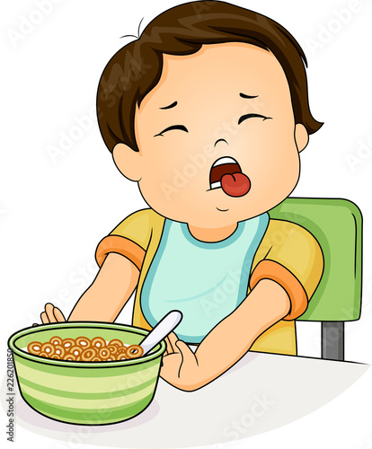 Kid Toddler Boy Push Food I...