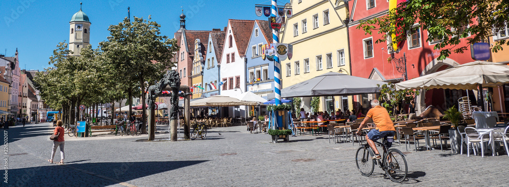 Panorama Weiden in der Oberpfalz Altstadt