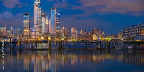 Manhattan at night, View from Hoboken,New York City,USA © CK