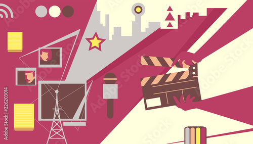 Tv Production Design Illust...