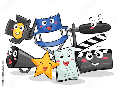 Mascot Theater Object Illus...