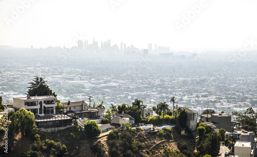 Quadro su tela Hollywood hills view