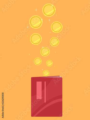 Passbook Bank Savings Illus...