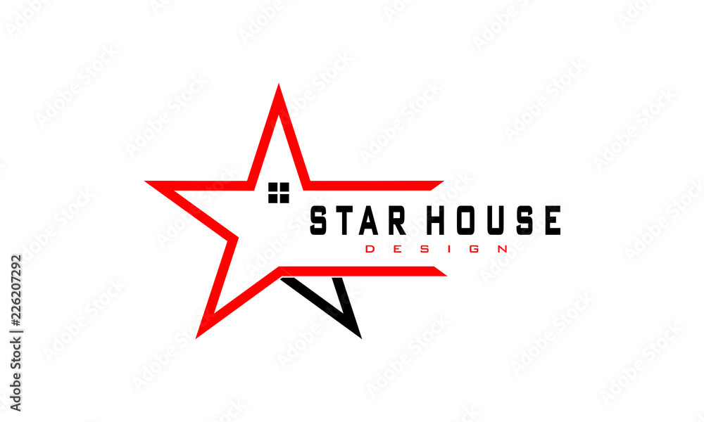 Star house icon Star house icon