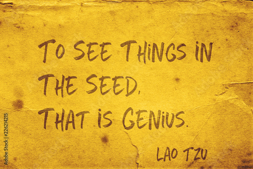 seed genius Lao Tzu