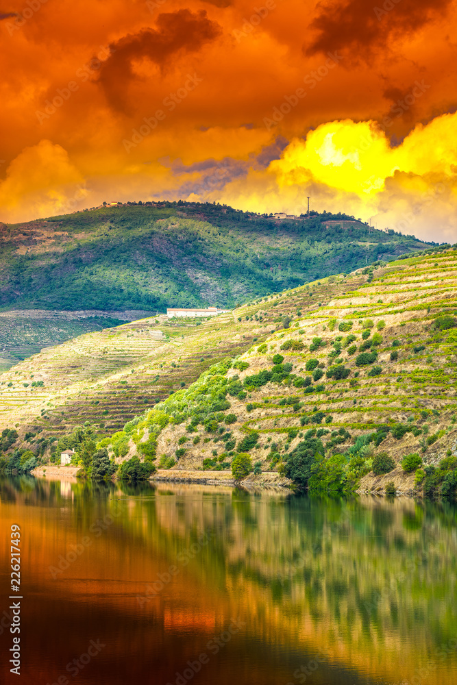River Douro region at sunrise