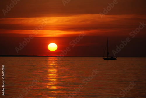sunset at sea © soidisant