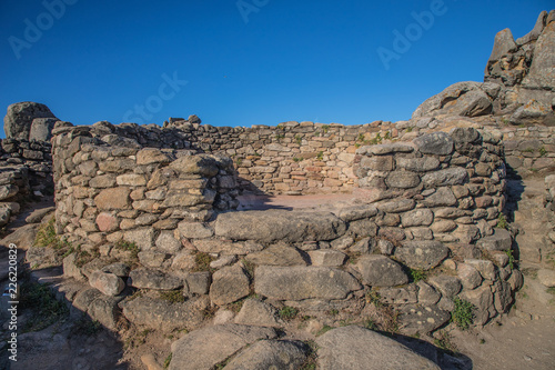 Ancient village on a Rock at the spanish atlantic coast