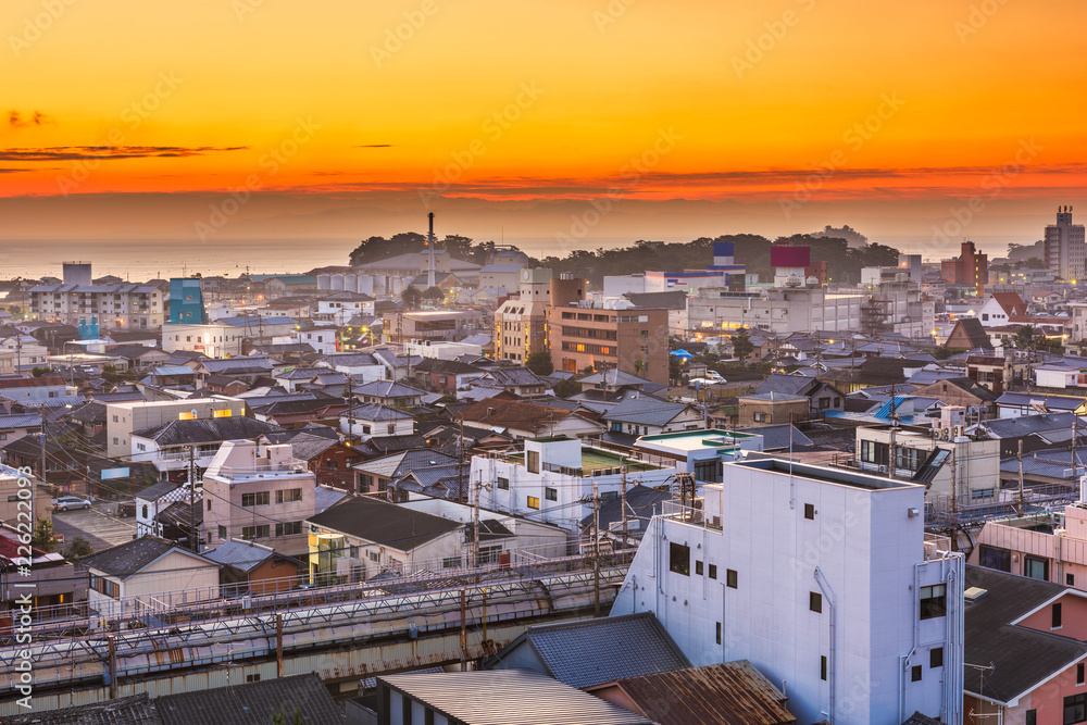 Shimabara, Nagasaki, Japan Skyline