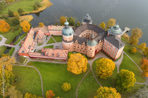 Höstvy över Gripsholms slott photo