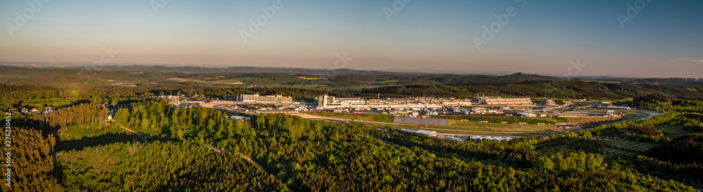 Drone Aerial Nürburgring racetrack