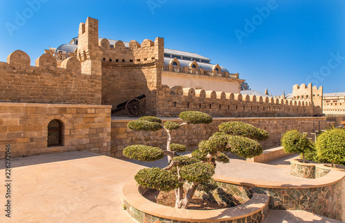 the walls of the old town - Baku Azerbaijan