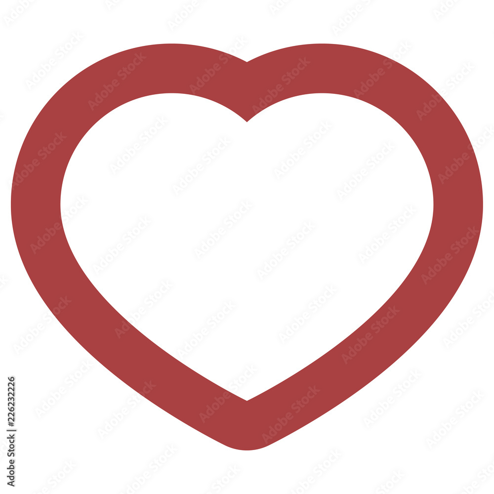 heart symbol graphic icon