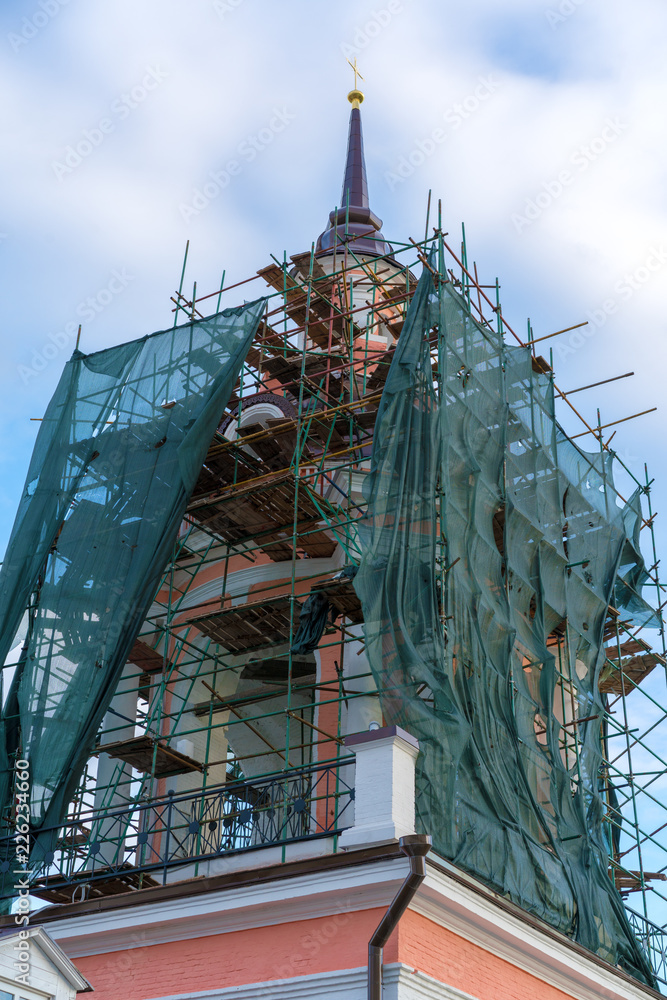 Fototapeta premium Restoration of the Orthodox Church.