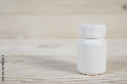 Medicine Bottle. Blank medicine bottle isolated