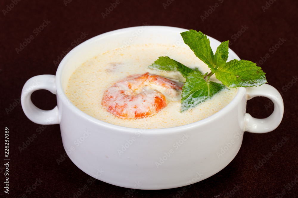 Prawn cream soup Prawn cream soup